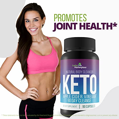 3X Keto Apple Cider Vinegar 90 Day Cleanse - Promote Health & Wellness - Flush Waste - AB Mystery