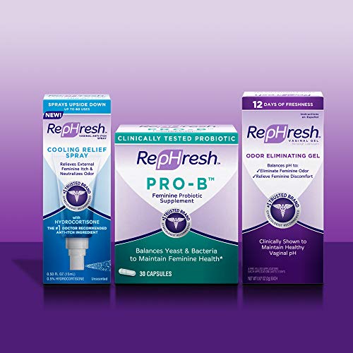 Rephresh Pro-B Probiotic Supplement for Women, 30 Oral Capsules (Pack of 2) - AB Mystery
