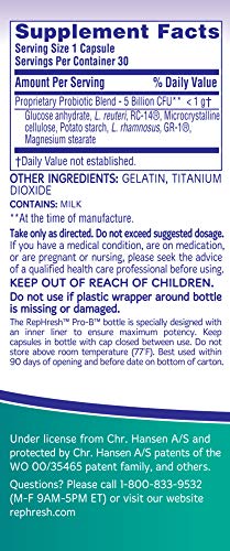 Rephresh Pro-B Probiotic Supplement for Women, 30 Oral Capsules (Pack of 2) - AB Mystery