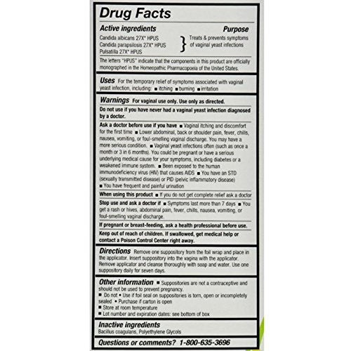 YeastGard Advanced Suppositories, 10-Count Boxes (Pack of 3) - AB Mystery