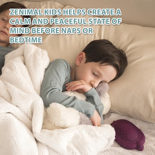 Zenimal Kids Meditation Audio Player - Patented Screen-Free Mindfulness Device with 9 Audio Meditations - AB Mystery