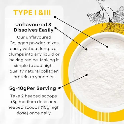 100% Pure Hydrolysed Collagen Peptides Powder - 400g Tub | Halal & Grass-Fed Bovine Collagen - AB Mystery