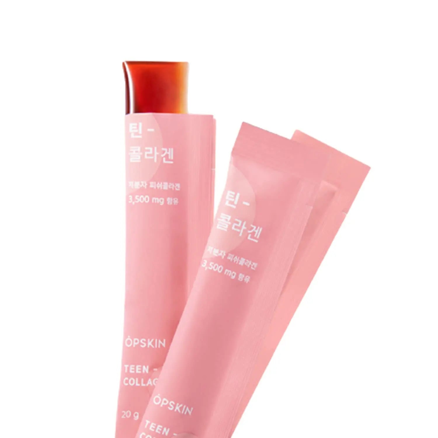 OPSKIN Teen Collagen 14 Pieces, Hydrolysed Marine Collagen Jelly, Grapefruit Flavour Gummy Sticks - AB Mystery