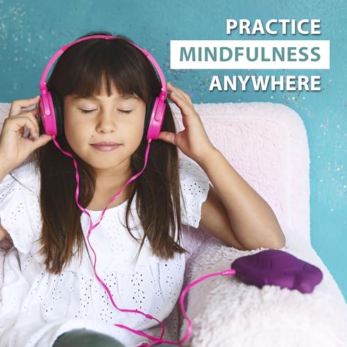 Zenimal Kids Meditation Audio Player - Patented Screen-Free Mindfulness Device with 9 Audio Meditations - AB Mystery