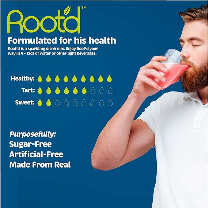 Root'd Prenatal & His Multivitamin Powder Bundle with 3X Electrolytes for Mummy & Daddy Root'd