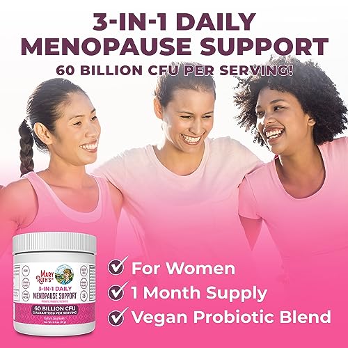 MaryRuth Organics 3-in-1 Menopause Support Powder, Menopause Supplement for Women MaryRuth Organics