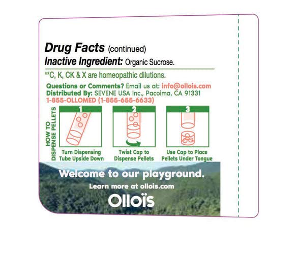 OLLOIS Phosphorus 200ck Organic, Lactose-Free, Kosher Homeopathic Medicine, 80 Pellets (Pack of 3) - AB Mystery