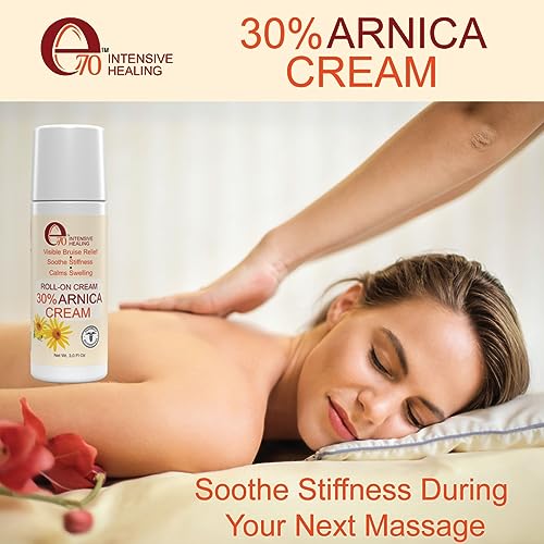 e70 Arnica Roll-On for Visible Bruise Relief, soothes Stiffness, Calms Swelling Advanced Formula - AB Mystery