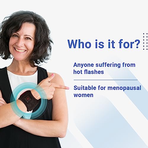 KÜLKUF Cooling Wristband with Instant Relief from Hot Flashes, Menopause Bracelet - AB Mystery