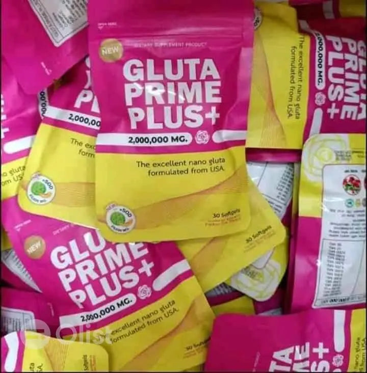 Gluta Prime Super Skin Supplement for Women Authentic 30 Capsule Gluta Prime L - AB Mystery