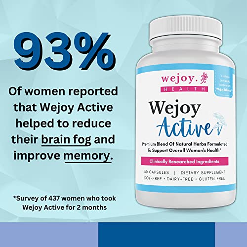 WEJOY. Active - Helps With Brain Fog, Joint Pain, Memory, Immunity And Clarity, Menopause Supplements - AB Mystery