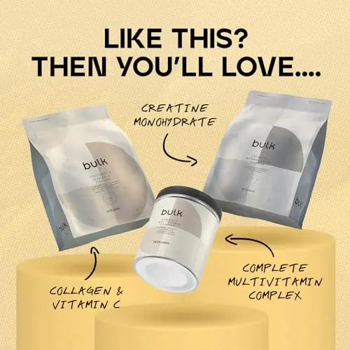 Bulk Pure Whey Protein Powder Shake, Vanilla, 1 kg, Packaging May Vary Bulk