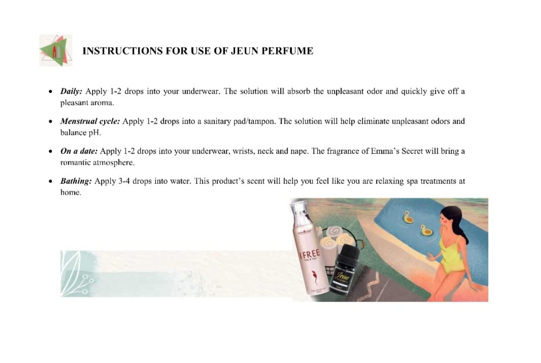 MATXI S.G Combo IFree -Daily Intimate Wash- Feminine Care Wash 120ml & Inner Perfume Jeun 5ml - AB Mystery