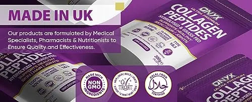 Premium Collagen Powder (Type I, III) Hydrolysed Bovine Collagen Peptides Powder - Halal Certified - AB Mystery