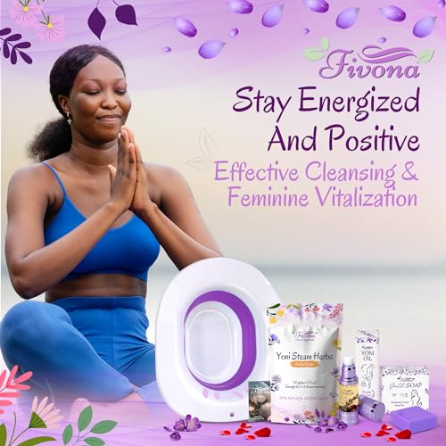 FIVONA Yoni Care Kit 4 in 1 - pH Balanced Natural Yoni Oil, Herbal Bar Soap for Feminine V Wash, Detox - AB Mystery