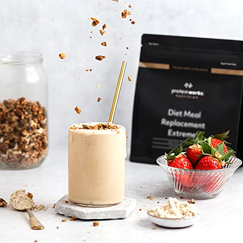 Protein Works - Diet Meal Replacement Extreme Shake, 200 Calorie Meal, High Protein Meal Protein Works