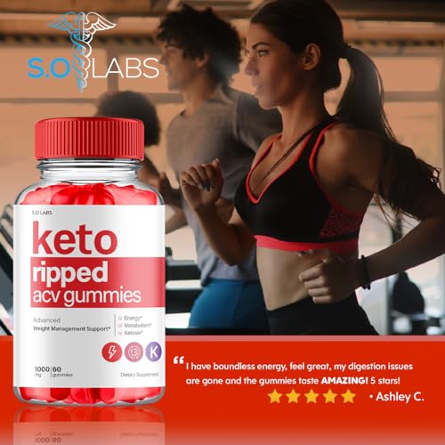 (5 Pack) Keto Ripped ACV Gummies, Keto Ripped ACV Gummies Advanced Weight Loss - AB Mystery