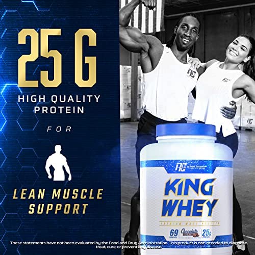 Ronnie Coleman Signature Series Whey Concentrate + Isolate Protein Powder, Pre Workout - AB Mystery