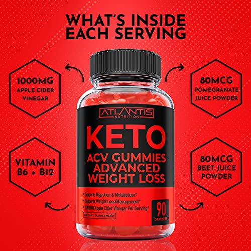 Keto ACV Gummies for Weight Loss - Supports Digestion, Advanced Weight Loss, Detox - AB Mystery