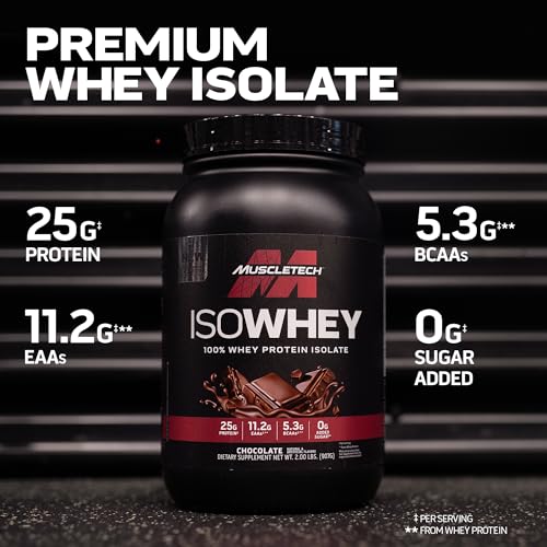 MuscleTech | IsoWhey | Whey Protein Isolate Powder| Muscle Builder for Men & Women - AB Mystery
