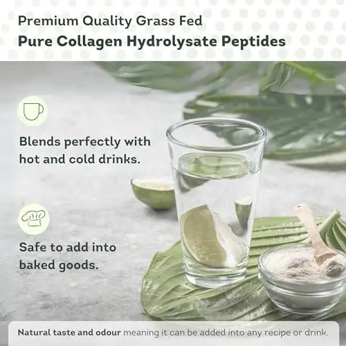 100% Pure Collagen Powder Protein Peptides - General Healthcare 300g Supplement General Healthcare