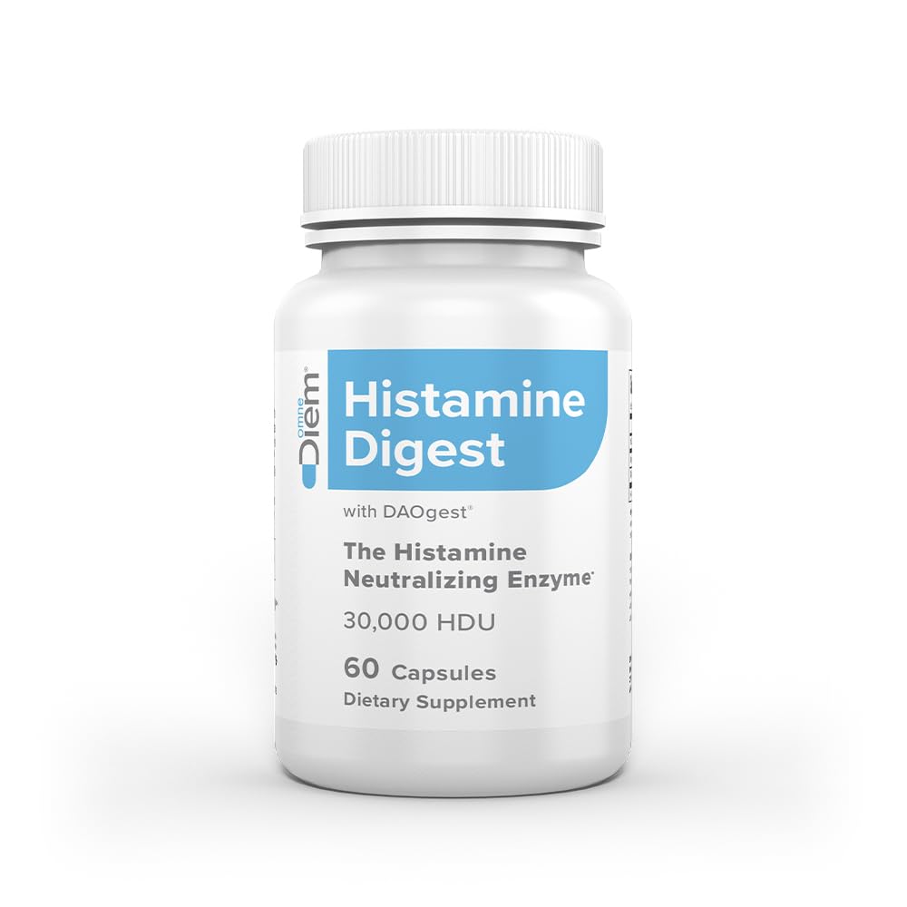 Omne Diem Histamine Digest DAO 30,000 HDU - 60 Caps - Histamine Neutralizing 