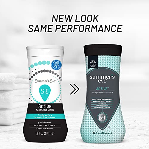 Summer's Eve Active Daily Performance All Over Feminine Body Wash, Feminine Wash pH Balanced - AB Mystery