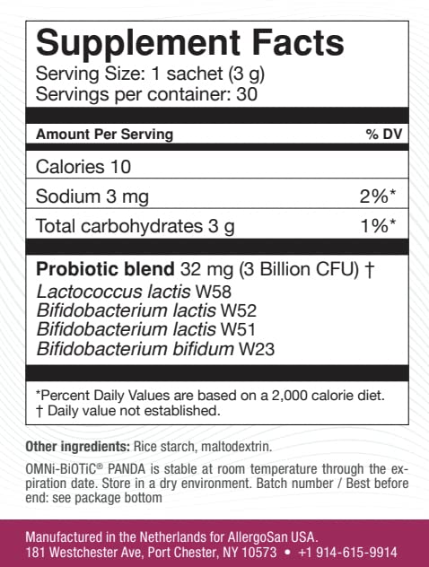 OMNi BiOTiC Panda - Probiotic for Mom and Baby - Prenatal and Infant Probiotic – Gut Health & Immune OMNi BiOTiC