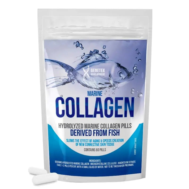 Marine Collagen Peptides Supplements for Men & Women - Collagen Pills - AB Mystery