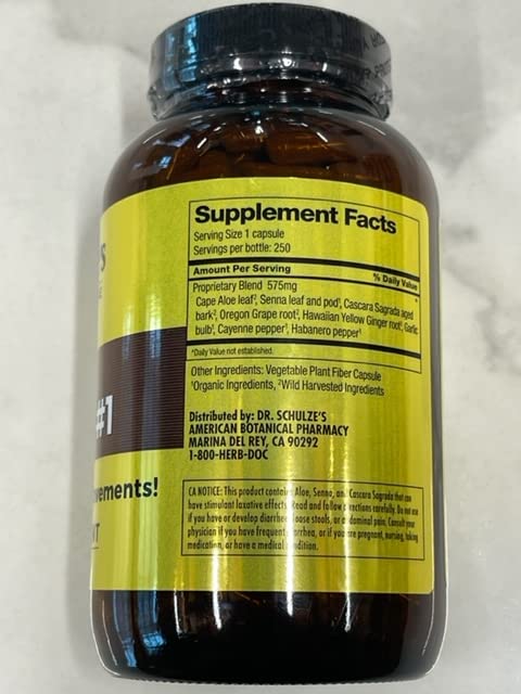 Dr. Schulze's Intestinal Formula #1 | All Natural Bowel Cleanse | Promotes Regular - AB Mystery