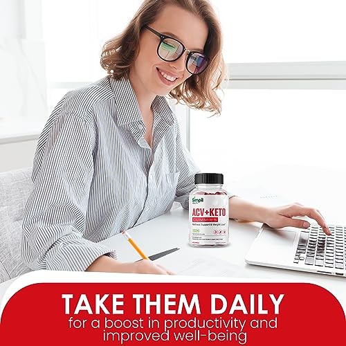 Nutrocell Simpli Health ACV Ketos Gummies Keto Apple Cider Vinegar 1050mg - AB Mystery