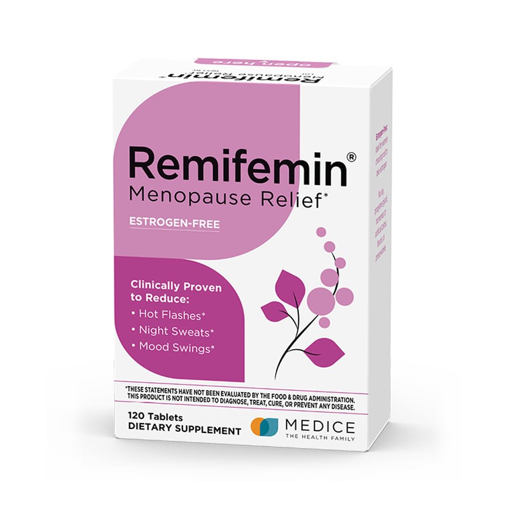 Remifemin - Menopause Symptoms Relief - Clinically Proven Ingredients - Menopause Supplements