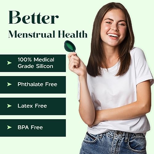 SHORDY Reusable Menstrual Disc Set of 2 (Small & Large), 100% Medical-Grade Silicone, Flexible - AB Mystery