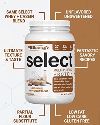 PEScience Select Multi-Purpose Protein Powder, 27 Serving, Low Carb, Keto Friendly - AB Mystery
