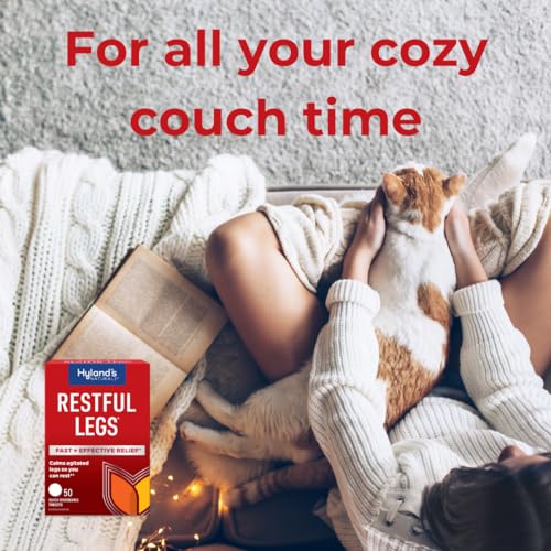 Hyland's Naturals Restful Legs Tablets, Natural Itching, Crawling, Tingling & Leg Jerk Relief, Quick Dissolving - AB Mystery