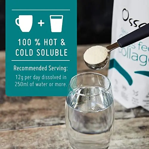 Ossa Certified Grassfed Collagen Peptides Powder-Supplement for Joint, Gut, Hair, Skin & Nails Ossa