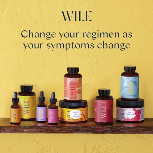 WILE Perimenopause Supplement for Women Stress Support, Ashwagandha Supplements - AB Mystery