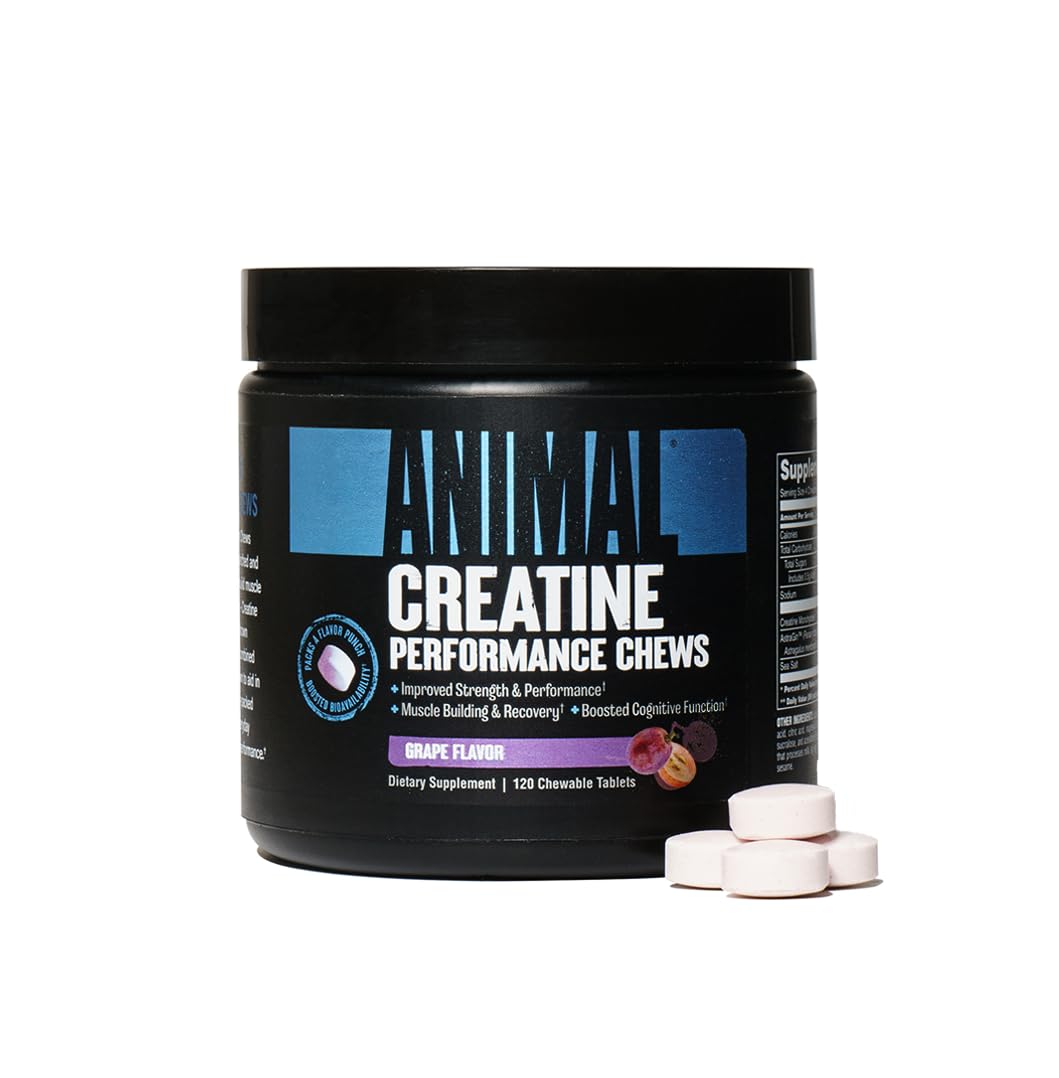 Animal Creatine Chews Tablets - Enhanced Creatine Monohydrate with AstraGin - AB Mystery