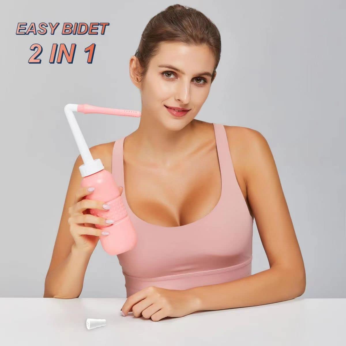 LZXIYUE 2PCS 2-in-1 Peri Bottle Feminine Care for Women,Reusable Portable Bidet for Travel - AB Mystery