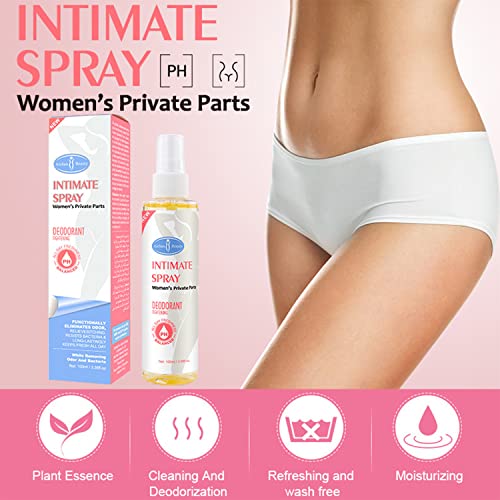 AICHUN BEAUTY Intimate Spray Deodorant Armpits Feet Tightening Vagina PH Balanced Private - AB Mystery