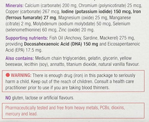 Jamieson PRENATAL Complete Multivitamin with DHA Supplement 60 Softgels Jamieson