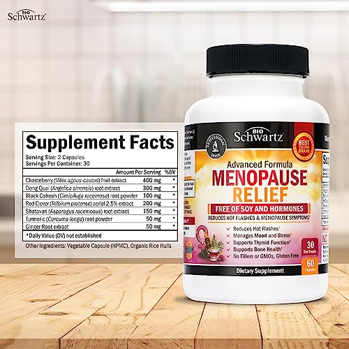 Herbal Menopause Relief for Women - Menopause Support for Mood & Hormone Balance - AB Mystery
