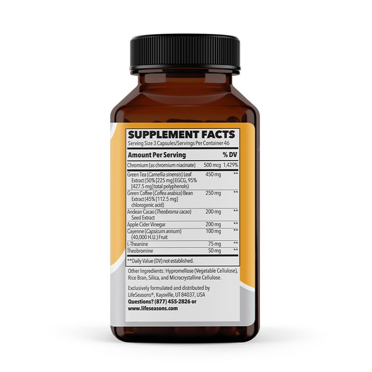 LifeSeasons - Metabolism - Weight Control Support and Energy Booster Supplement - AB Mystery