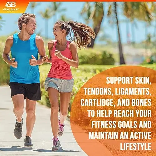 Gene Blast Body Flex, Liquid Joint Supplement w/Hydrolysed Collagen Type1 2 3 Plus Glucosamine - AB Mystery