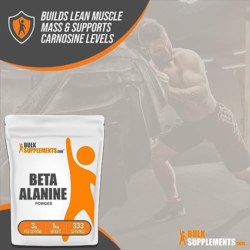 BULKSUPPLEMENTS.COM Beta Alanine Powder - Beta Alanine Pre Workout, Beta Alanine - AB Mystery