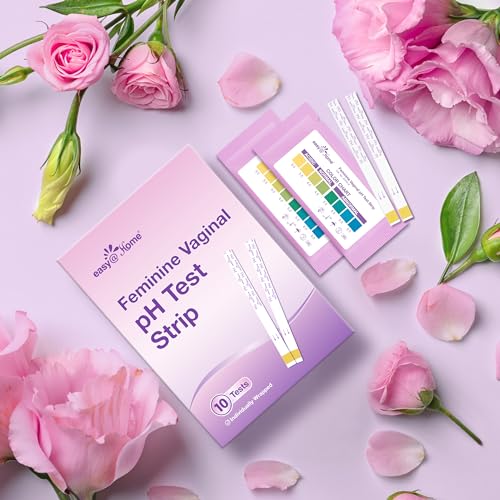 Easy@Home Vaginal pH Test -10 Strips | BV Test Kit at Home for Women | Yeast Infection Test + pH Balance - AB Mystery