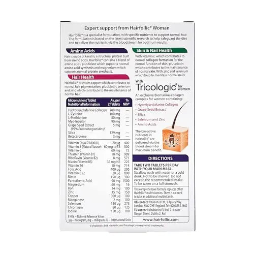 Hairfollic Her 60 Tablets - AB Mystery