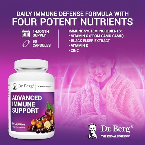 Dr. Berg's Advanced Immune Support - Daily Immunity Multi-System Defense Supplement - AB Mystery
