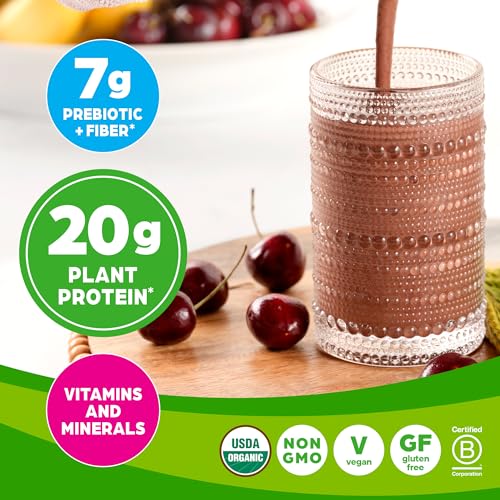 Orgain Organic Vegan Meal Replacement Protein Powder, Creamy Chocolate Fudge - AB Mystery