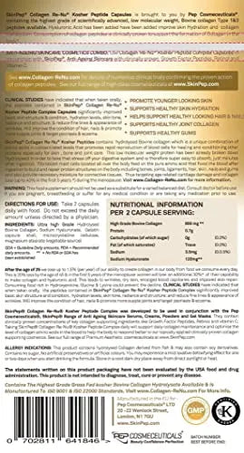 SkinPep Collagen Re-Nu Bovine Liquid Shot - The Anti-Ageing Collagen Bovine Collagen - AB Mystery